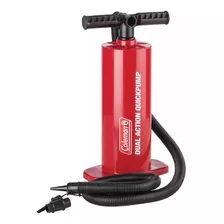 Inflador Coleman Doble Accion Quickpump Camping Color Rojo