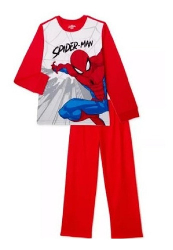 Pijama Infantil Marvel Homem Aranha Importado Em Flanela