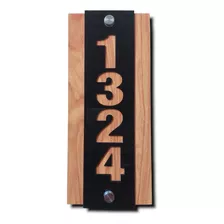 Placa Numeros Para Casa 13x30cm Hasta 4 Numeros. Modelo C2