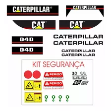 Jg Decalques Completo Caterpillar D4d Para Tratores