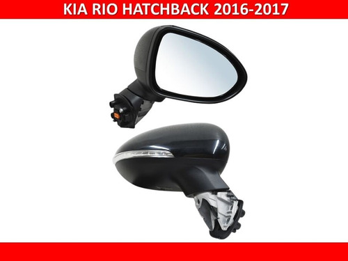 Espejo Kia Rio Hatchback 2016-2017 C/desempaante Derecho Foto 2