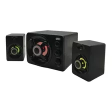 Parlante Bluetooth Subwoofer Gtc Spg-130 Led Negro