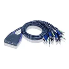 Aten Cs64us De 4 Puertos Usb Vga - Switch Kvm Cable De Audio