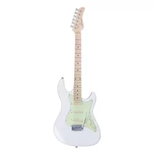 Guitarra Elétrica Strinberg Sts100 Stratocaster De Tília White Brilhante Com Diapasão De Bordo