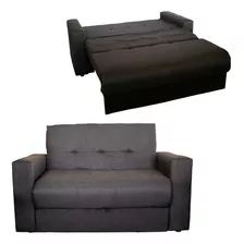Sofa De Living Cama De 2 Cuerpos Bi Cama Tapizado Chenille