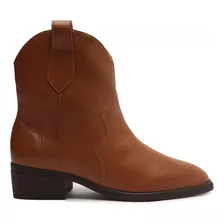 Bota Anacapri Cano Curto Western Marrom