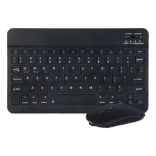 Kit Teclado Mouse Inalambrico Ligero Bluetooth Recargable