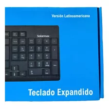 Teclado Negro Solarmax Kb401 Usb (español)