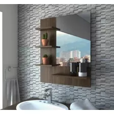 Repisa Mueble Baño Espejo Decorativo Sala Recibo Minimalista