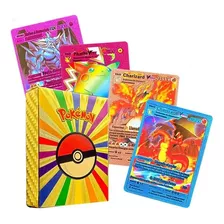 Caja De 55 Cartas Vmax Pokemon Arcoiris Metalizadas