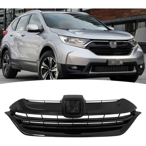 For 2017 2018 2019 Honda Crv Cr-v Front Bumper Gloss Bla Rrx Foto 5