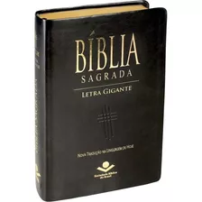 Bíblia Sagrada Letra Gigante Ntlh Luxo Preto Nobre Sbb