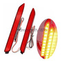 Rear Bumper Reflector Led Brake Light Fit Toyota Sienna  Dcy