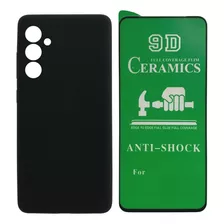 Funda Forro Estuche Silicone Case + Vidrio Cerámica