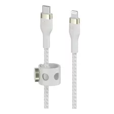 Cable Belkin Usb-c A Lightning - 2m - Pro Flex Color Blanco