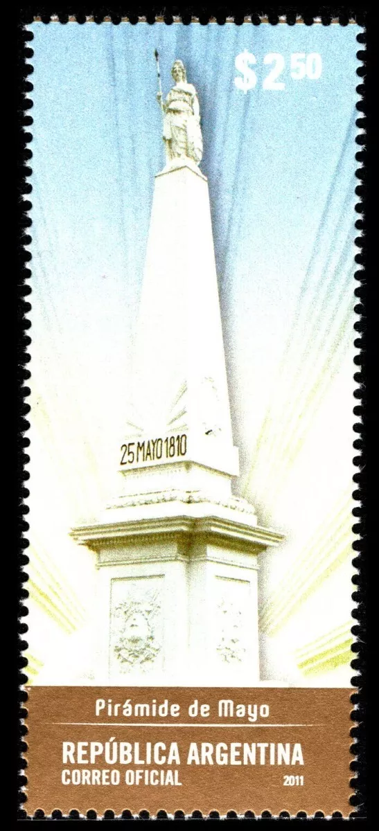 2011 Monumento De Mayo - Argentina (serie) Mint