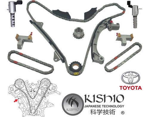 Kit Distribucion Valvulas Vvt Lexus Is350 3.5l 06-09 2grfse Foto 4