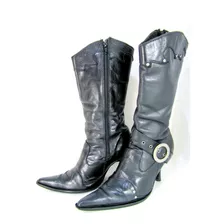 Botas Zapatos Grimoldi Cuero Talla 36 Elegantes