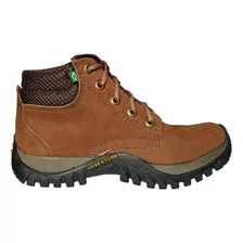 Bota Coturno Feminino Couro Trabalho Macio Confortavel