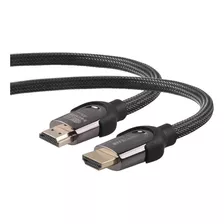 Cable Hdmi 4m Certificado 8k 7680x4320 Mallado Punta Dorada