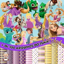 Kit Digital Enrolados Rapunzel Png (pague 1 Leve 3)