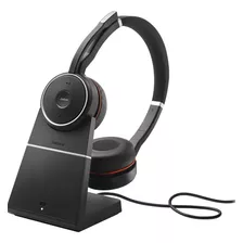 Headset Jabra Evolve 75 Duo Uc Com Base De Recarregamento