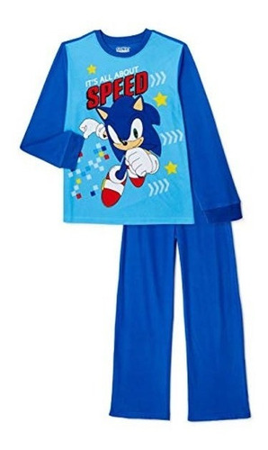 Pijama Infantil Sonic Original Importado Em Flanela