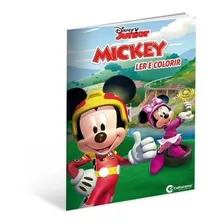 Livro Ler E Colorir Livro Mickey Sobre Rodas