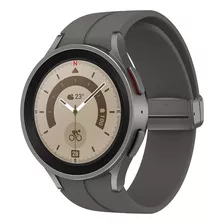 Smartwatch Samsung Galaxy Watch 5 Pro 45mm Super Amoled Gris Color Del Bisel Transparente