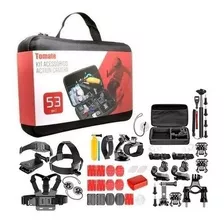Kit Acessórios Câmera 4k Sport Compatível Go Pro 53 Peças
