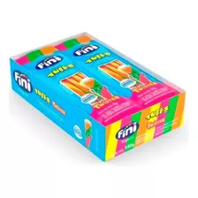 Bala Fini Tubes Twister Frutas Silvestres Nata 12 Un Cx 180g