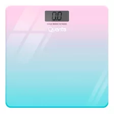 Balança Digital Quanta Slim Qtbds12 - Até 180kg Azul E Rosa