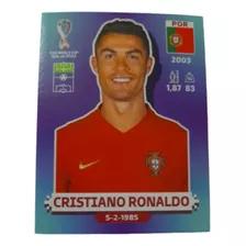 Estampa De Cristiano Ronaldo Del Album Qatar 2022 Panini 