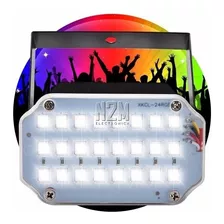 Flash Led Audioritmico 10w Rgb Efecto Strobe Luces Dj