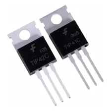 Transistor Par Tip41c Tip42c (5 Pares) Tip41 Tip42 Metálicos