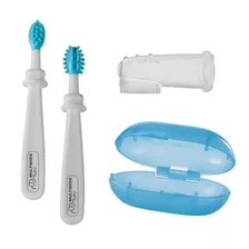 Kit De Higiene Oral Para Bebê Escova Dente Gengiva Multikids