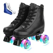 Patines De Piel Sintética Para Hombres Y Mujeres, Tipo Botin