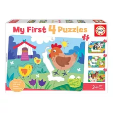 Puzzle Infantil Mamá Gallina (my First 4 Puzzles) - Ps