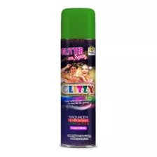 12 Spray Glitter P/ Roupa, Corpo E Cabelo Glitzy Verde