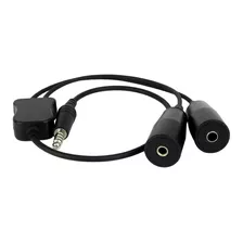 Gca Gca-17 Adaptador Headset Plugue Duplo/helicóptero