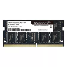 Tarjeta Memoria Ram Ddr4 8gb Team Group