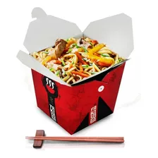 Embalagem Box Comida Oriental Chinesa Yakisoba Tam M - 500un