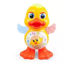 Pato Patinho Dançarino Musical Infantil Com Som E Luz Duck