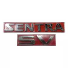 Kit Emblema Letreiro Sentra Sv Nissan