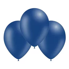 Globo Liso 9 Pulgadas 25 Unidades Tuky Color Azul