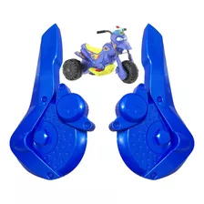 Protetor Disco Garfo Moto Elétrica Xt3 Azul