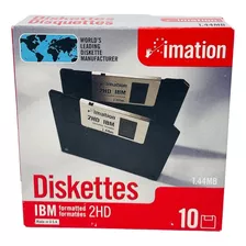 Diskettes 3.1/2 Marca Imation Caja De 10 Unidades