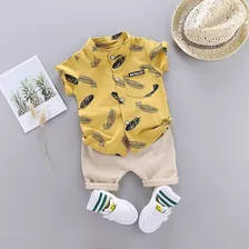 Roupa Mauricinho Conjunto Infantil Temático Menino Floral