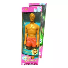 Barbie Sun Jewel Ken Loiro Praia Beach 1993 Antiga 80 90