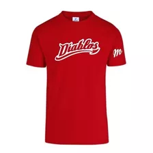 Playeras Diablos Rojos De Mexico Beis Liga Mexico Oferta